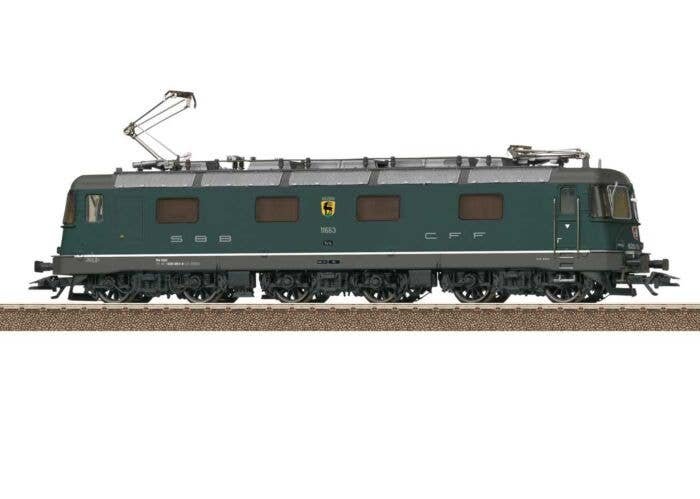 Class Re 620 Electric - Sound and DCC -- Swiss Federal Railways SBB 620 063-8 Eglisau (Era VI, Fir Green, gray), HO, Trix 22773