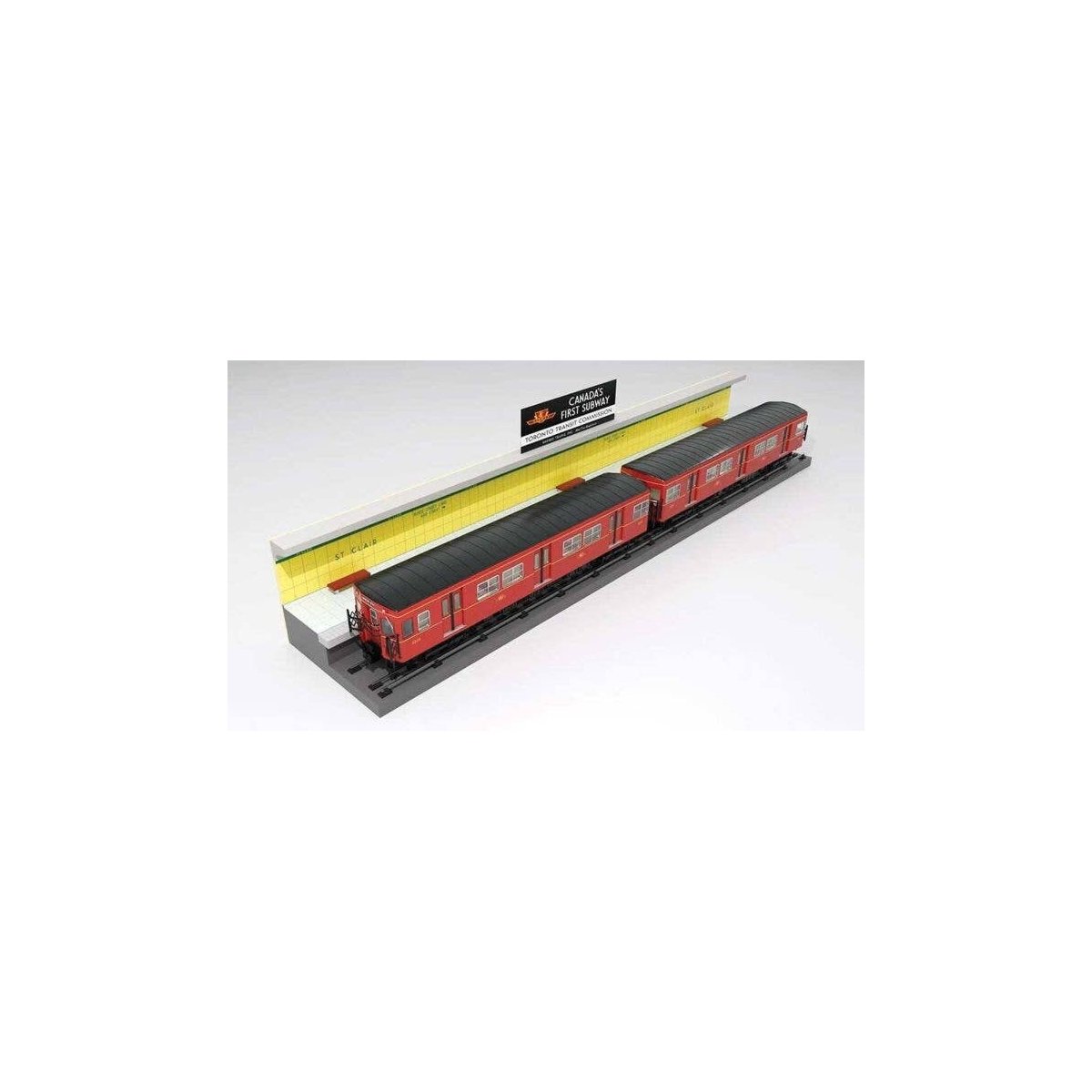 Toronto G-Class Subway A-B Set with Display Base - Standard DC -- Toronto Transit Commission 5000, 5001, HO, Rapido Trains Inc 2