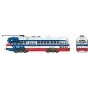 Kansas City-Style Post-War PCC Streetcar - Standard DC - Executive Line -- Bicentennial Scheme - Pennsylvania 2288 (white, blue,
