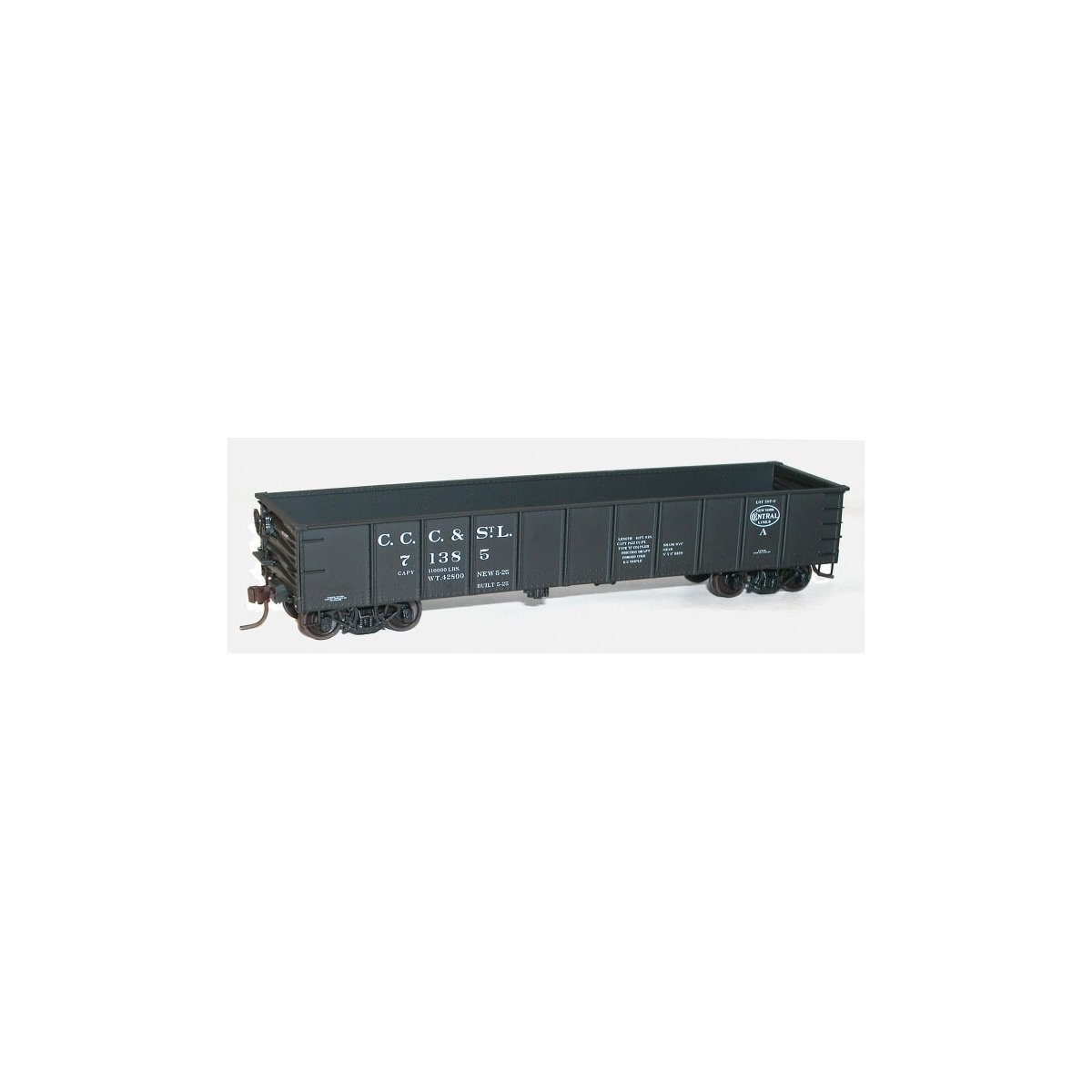 AAR 41' Steel Gondola 3-Pack - Kit - Big Four CCC&StL - H0 - Walthers 112-37524