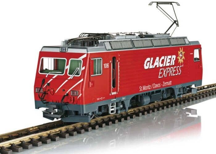 Class HGe 4/4 II Rack Electric - Sound and DCC -- Matterhorn-Gotthard Railway (Era VI, Glacier Express, red, gray, white), G, LG