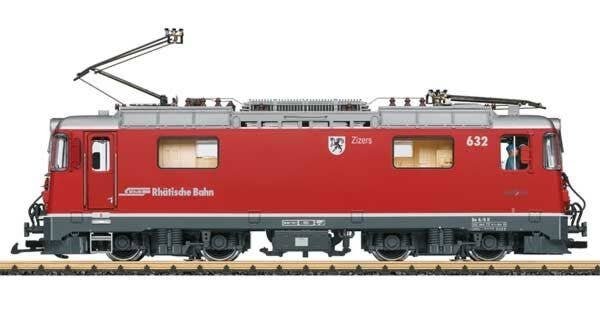 Class Ge 4/4 II - Sound and DCC -- Rhaetian Railway RhB 632 (Era VI, red, gray, silver), G, LGB 28442