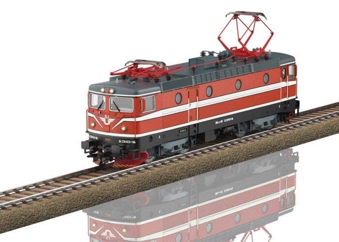 Class Rc 5 Electric - Sound and DCC -- Swedish State Railways SJ (Era V 1990, red, white, gray), HO, Trix 25281