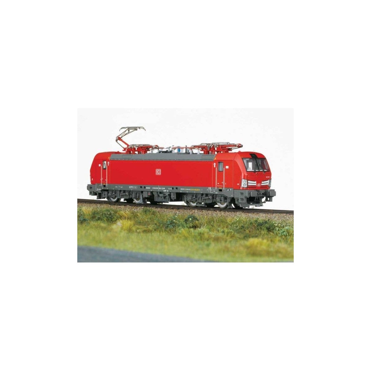 Siemens Vectron Class 193 Electric - Sound and DCC -- German Railroad DB AG 193 343 (Era IV 202021 Traffic Red, gray), HO, Trix 