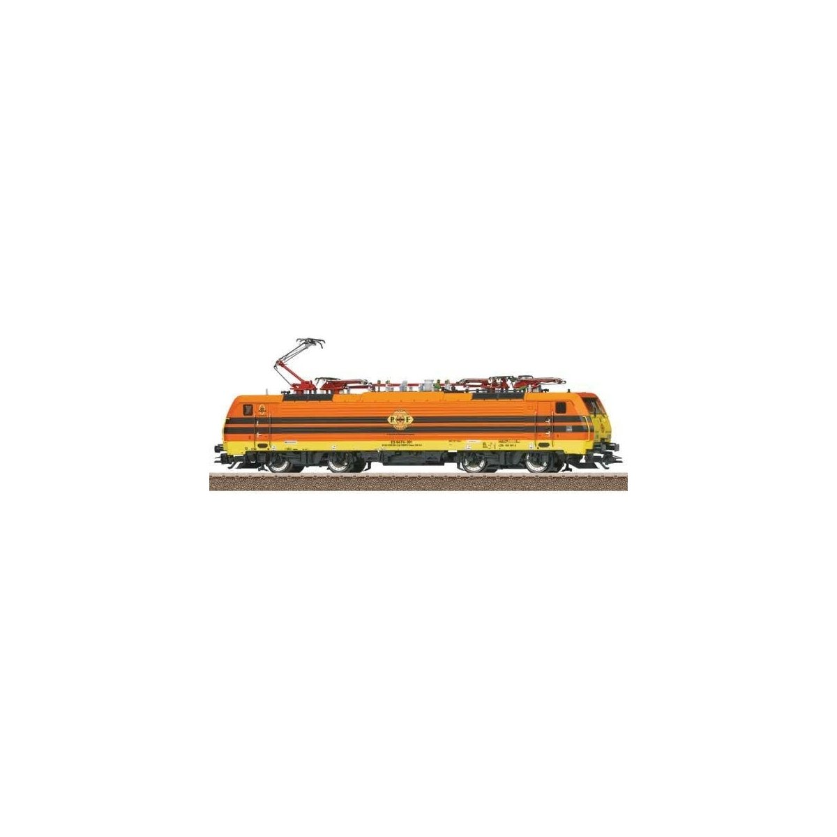 Class 189 Electric - Sound and DCC -- Rotterdam Rail Feeding B.V. RRF 189 091-2 (Era VI 2019, G&W orange, black,, HO, Trix 22004