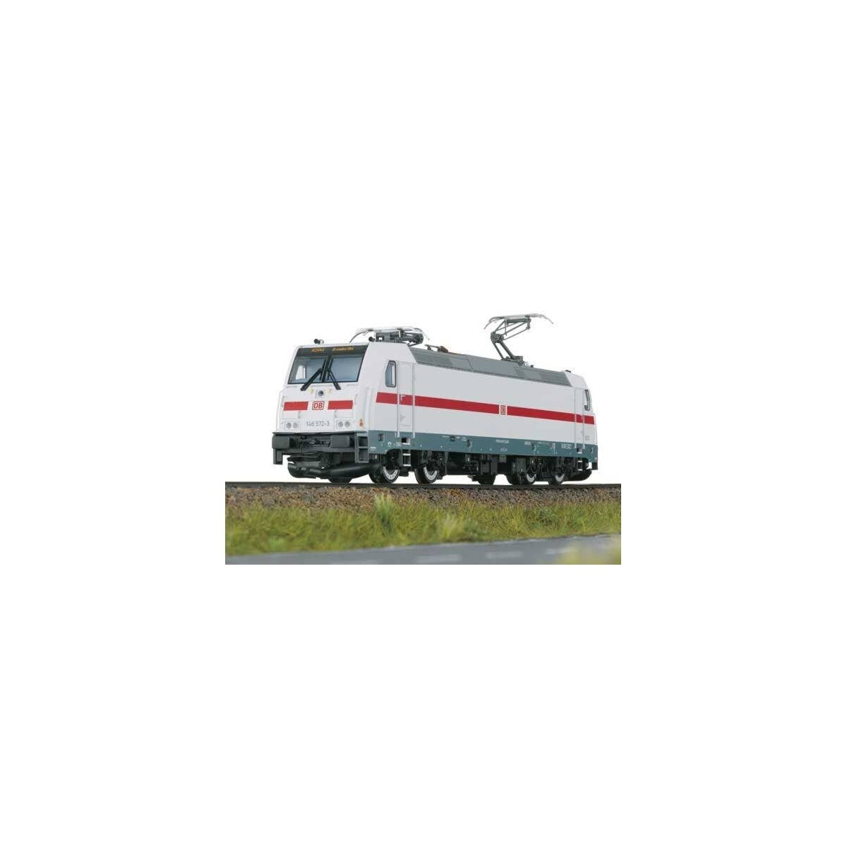 Bombardier Traxx Electric Class 146.5 - Sound & DCC -- German Railroad DB AG 146 572-3 (Era VI 2020, white, red, gray), HO, Trix