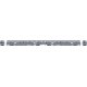 Budd M3A Electric 2-Railcar Set - Sound and DCC -- Metro-North Commuter Railroad MNCR8000, 8001 (blue stripe scheme, silver, b, 