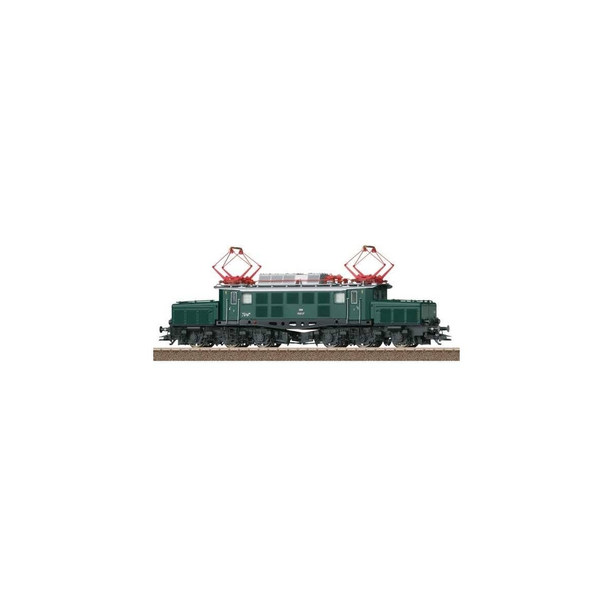 Class 1020 Electric - Sound & DCC -- Austrian Federal Railways OBB 1020.27 (Era III 1955, fir green, silver), HO, Trix 25992
