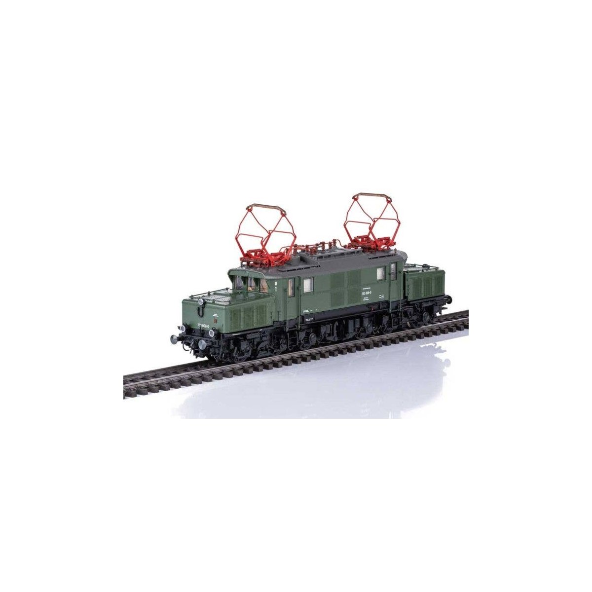 Class 193 Electric - Sound and DCC -- German Federal Railroad DB 193 008-0 (Era IV 1976, green, gray), HO, Trix 25873