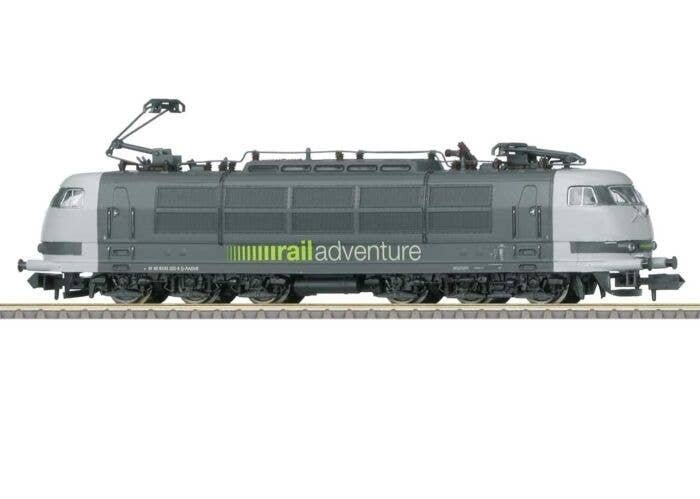 Class 103.1 Electric - Sound and DCC-SX - Minitrix -- RailAdventure 103 222-6 (Era VI 2018, gray, green), N, Trix 16346