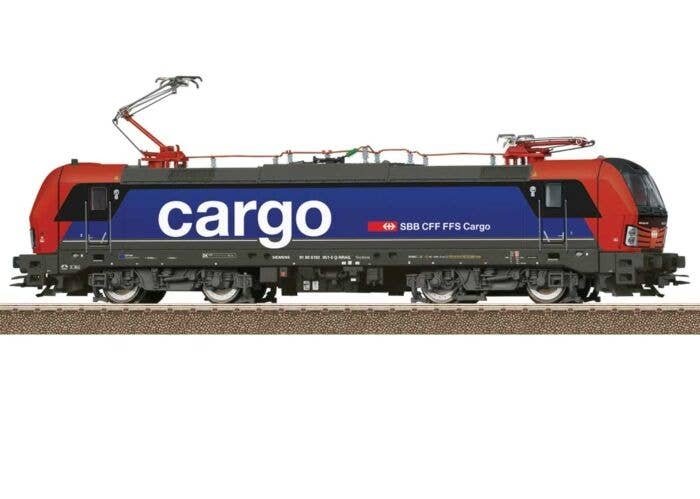 Siemens Vectron Class 193 Electric - Sound and DCC -- SBB Cargo (Era VI 2024, blue, red, black), HO, Trix 25210