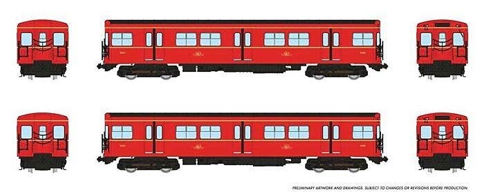 Toronto G-Class Subway A-B Set - Standard DC -- Toronto Transit Commission 5034, 5035, HO, Rapido Trains Inc 206002