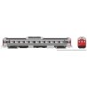 Budd RDC-1 Phase 1c - Sound and DCC -- Canadian National 6109 (stainless, black, red, white, Noodle Logo), HO, Rapido Trains Inc