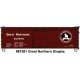 36' Double-Sheathed Wood Boxcar w/Steel Roof - Ends - Straight Underframe - Ki - Great Northern - H0 - Accurail Inc 81581