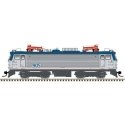 AEM-7 Electric - Standard DC - Master(R) Silver -- Amtrak 916 (Phase V, silver, blue, red, No Travelmark Logo), HO, Atlas Model 