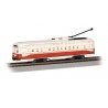 PCC Streetcar - Standard DC -- Painted, Unlettered (red, cream), HO, Bachmann Industries 60514