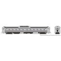 Budd RDC-1 Phase 1c - Standard DC -- Boston & Maine 6203 (McGinnis, stainless, white, blue, black), HO, Rapido Trains Inc 16304