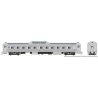 Budd RDC-9 - Standard DC -- Boston & Maine 6411 (McGinnis, stainless, white, blue, black), HO, Rapido Trains Inc 16306