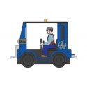 Speeder - Standard DC w/Strobe & Headlight -- Baltimore & Ohio (blue, silver), G, Bachmann Industries 96262