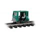 Speeder - Standard DC -- New York Central (Jade Green), G, Bachmann Industries 96261