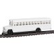 Maintenance-of-Way High Railer Bus - Standard DC -- White, HO, Bachmann Industries 46215