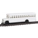 Maintenance-of-Way High Railer Bus - Standard DC -- White, HO, Bachmann Industries 46215
