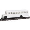 Maintenance-of-Way High Railer Bus - Standard DC -- White, HO, Bachmann Industries 46215