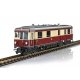 Class VT 137 Diesel Rail Car - Sound and DCC -- German State Railroad DR VT 137 566 (Era III, red, ivory, silver), G, LGB 26391
