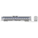 Budd RDC-1 Phase 1b - Standard DC -- Yreka Western 100 (stainless, blue, white), HO, Rapido Trains Inc 16344