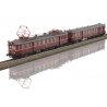 Class ET 85 Rail Car & Trailer Set - Sound and DCC -- German Federal Railroad DB ET 85 21, ES 85 20(Era III 1958, maroon, gray)