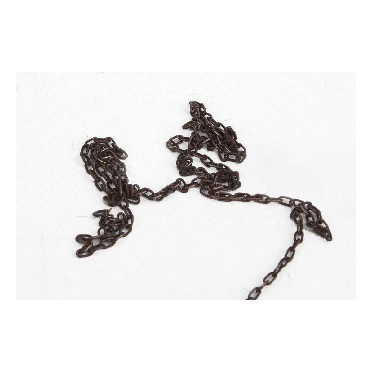 Pre-Blackened Brass Chain - 15 Links per Inch - H0 - Walthers 116-29221