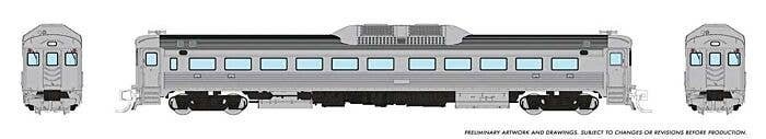 Budd RDC-1 Phase 2 - Sound and DCC -- Painted, Unlettered (stainless), N, Rapido Trains Inc 516595