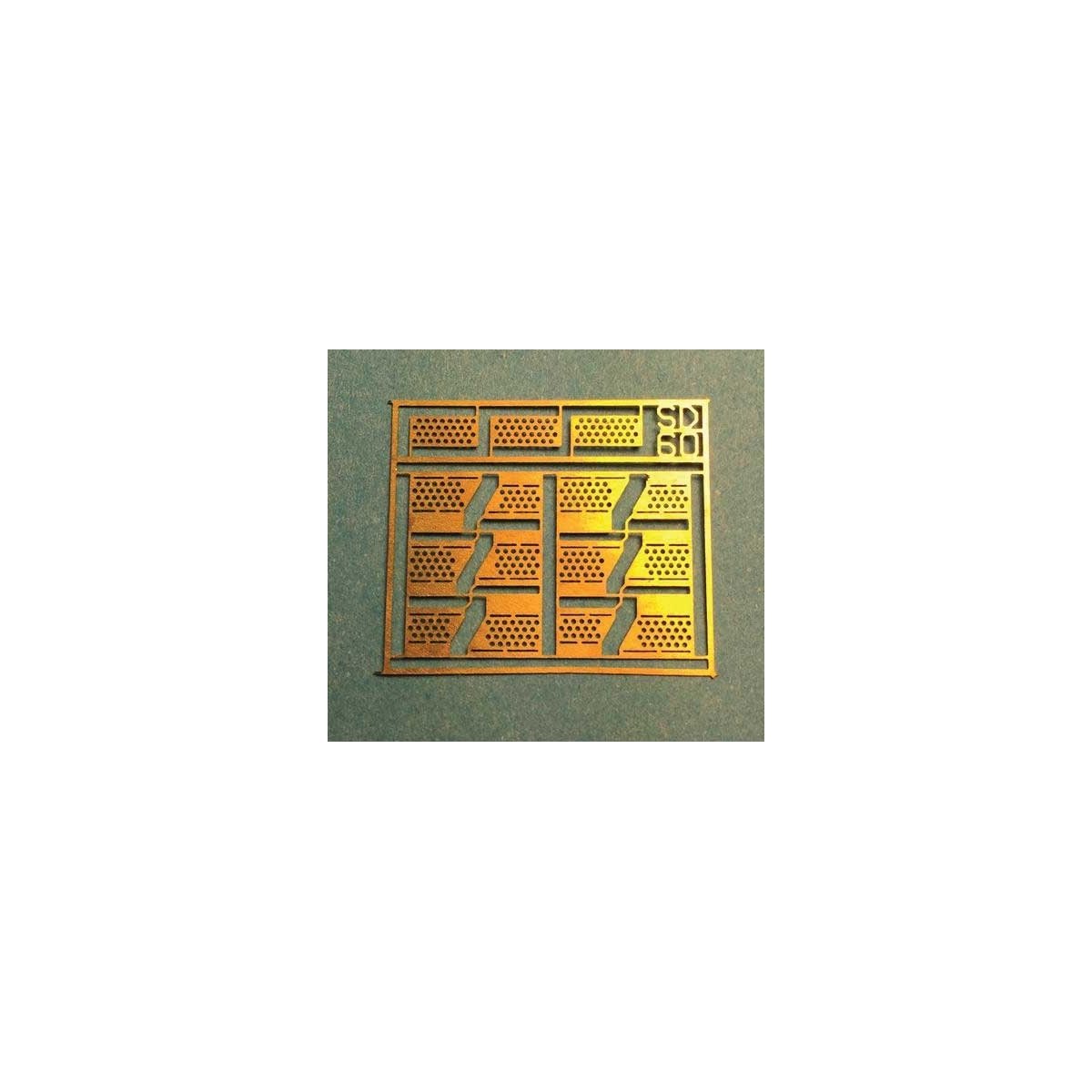 Brass Diesel Steps For Railpower Shells - SD60 - H0 - Walthers 116-29231