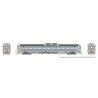 Budd RDC-1 Phase 1 - Standard DC -- Santa Fe DC-191, DC-192 (silver, red, yellow, black), N, Rapido Trains Inc 516002