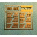 Brass Diesel Steps For Railpower Shells - SD60M - H0 - A Line Product 29234
