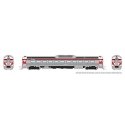 Budd RDC-1 Phase 2 - Sound and DCC -- Canadian Pacific (silver, Action Red), N, Rapido Trains Inc 516507