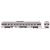 Budd RDC-9 - Standard DC -- Massachusetts Bay Transportation Authority MBTA 6911 (stainless, purple), HO, Rapido Trains Inc 1631