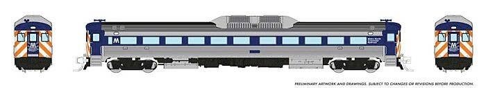 Budd RDC-1 Phase 1 - Standard DC -- MTA Metro North, N, Rapido Trains Inc 516008