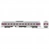 Budd RDC-9 - Standard DC -- Massachusetts Bay Transportation Authority MBTA 6926 (stainless, purple), HO, Rapido Trains Inc 1631