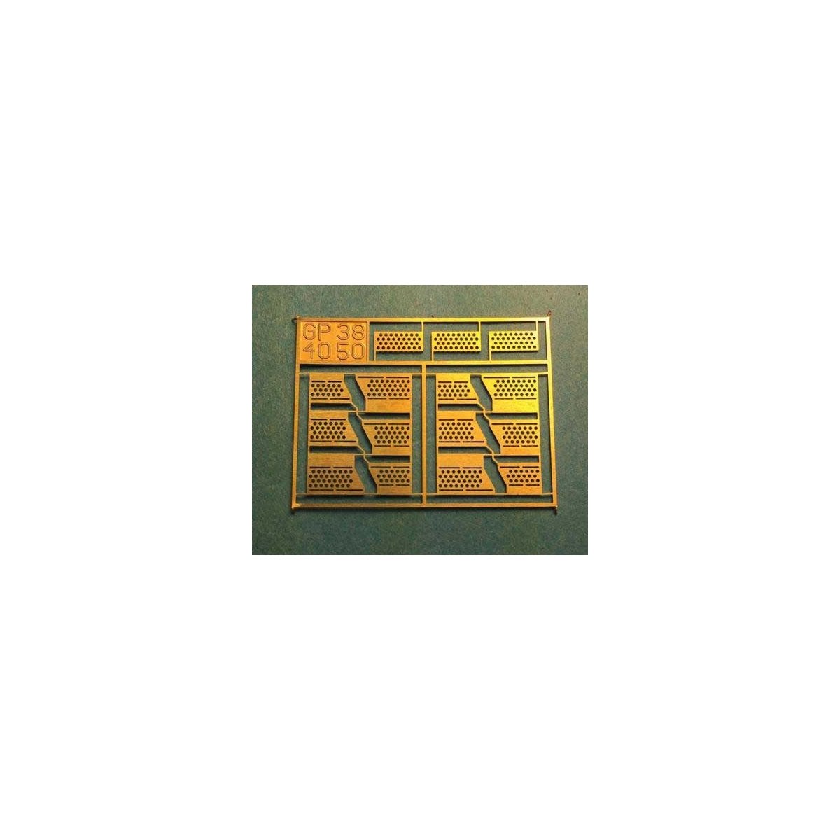Brass Diesel Steps For Athearn Shells - GP60 - 50 - 40 - 38 - H0 - Walthers 116-29237
