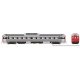 Budd RDC-1 Phase 1c - Standard DC -- Canadian National 6109 (stainless, black, red, white, Noodle Logo), HO, Rapido Trains Inc 1