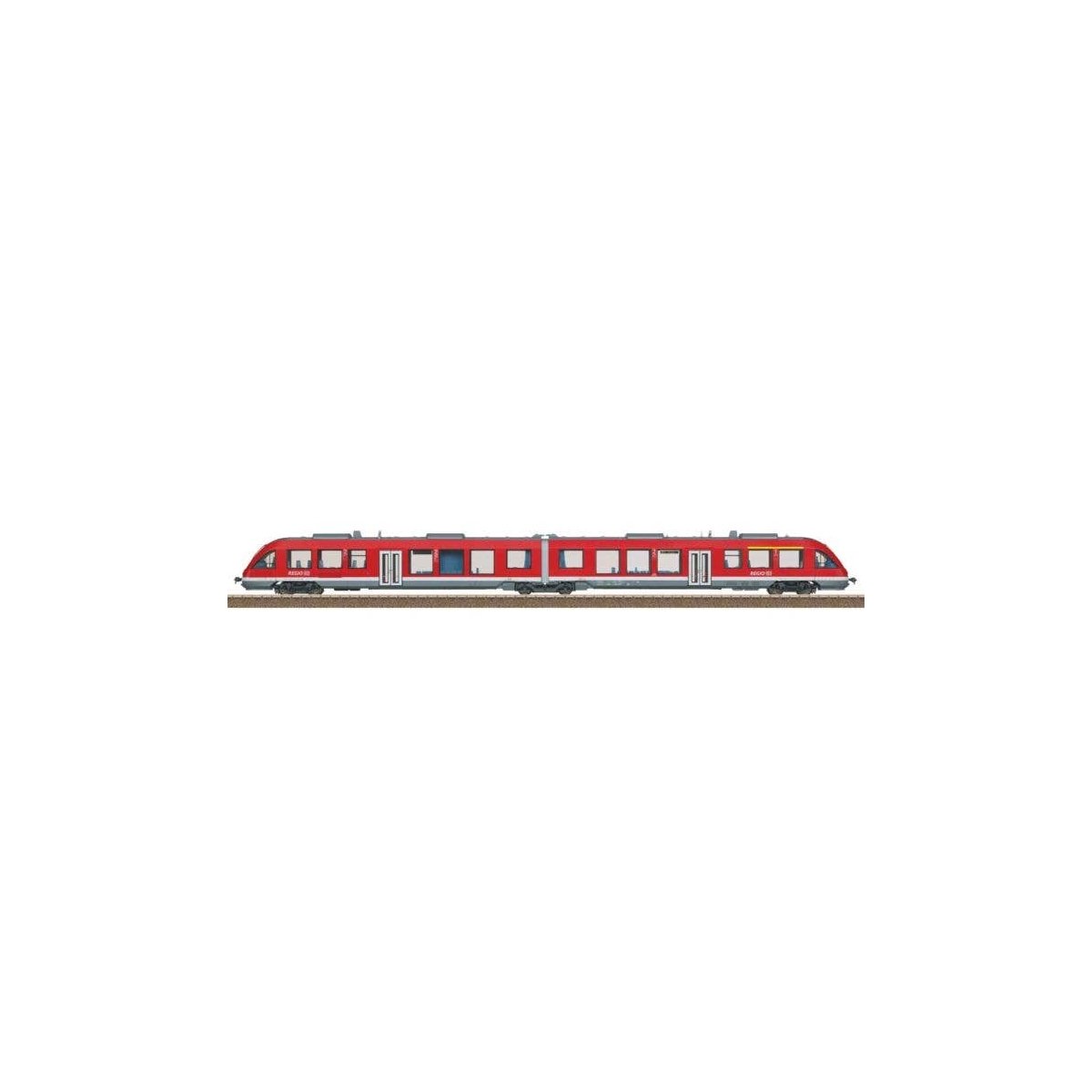 Class 648.2 LINT 41 Diesel Rail Car - Sound and DCC -- German Railroad DB AG 648 206-0, 648 706-9 (Era VI 2016, red, gray, white