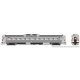 Budd RDC-1 Phase 1b - Standard DC -- New Haven 44 (McGinnis, stainless, white, red, black), HO, Rapido Trains Inc 16326