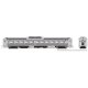 Budd RDC-1 Phase 1c - Standard DC -- Boston & Maine 6113 (McGinnis, stainless, white, blue, black), HO, Rapido Trains Inc 16302