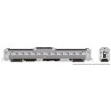 Budd RDC-1 Phase 1c - Standard DC -- Boston & Maine 6113 (McGinnis, stainless, white, blue, black), HO, Rapido Trains Inc 16302