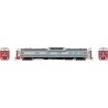 Budd RDC-1 Phase 2 Track Evaluation - Sound and DCC -- Canadian National 1501 (stainless, red, white, Noodle Logo), HO, Rapido T