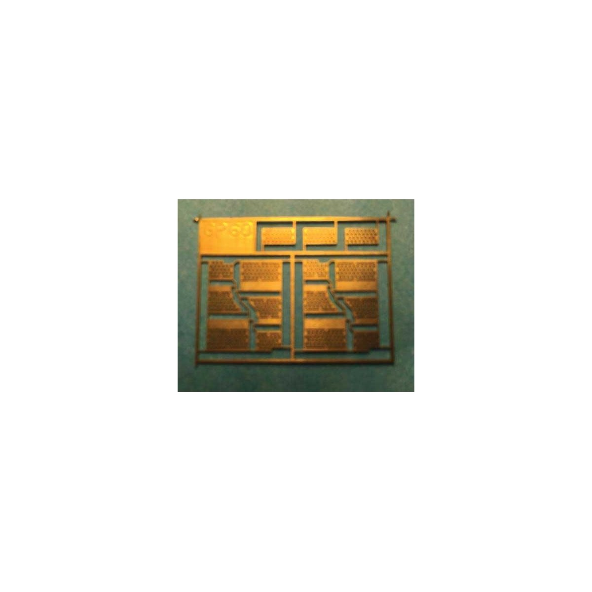 Brass Diesel Steps For Railpower Shells - GP60B - GP60M - H0 - Walthers 116-29244