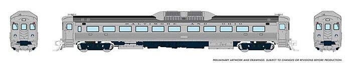 Budd RDC-1 Phase 1 - Standard DC -- Baltimore & Ohio, N, Rapido Trains Inc 516003