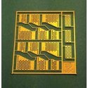 Brass Diesel Steps For Railpower Shells - SD45-2 - H0 - A Line Product 29247