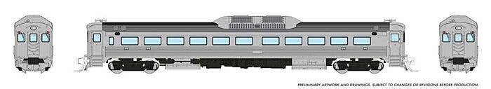 Budd RDC-1 Phase 1 - Standard DC -- Painted, Unlettered (stainless), N, Rapido Trains Inc 516094